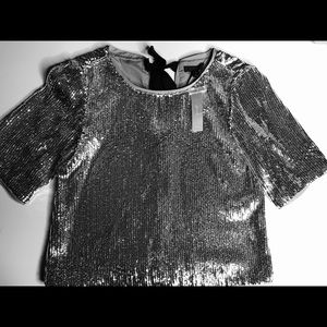 J Crew Sequence blouse